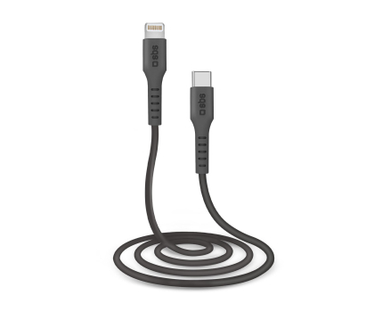 Kabel SBS Kabel USB-C - Lightning MFI SBS 1m czarny #